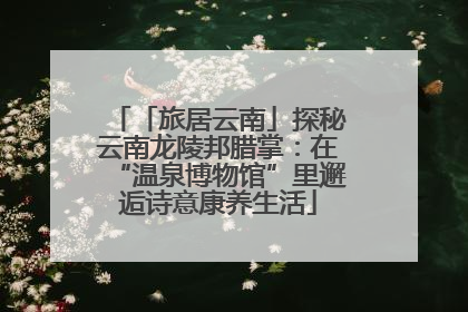 「旅居云南」探秘云南龙陵邦腊掌：在“温泉博物馆”里邂逅诗意康养生活