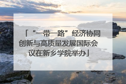 “一带一路”经济协同创新与高质量发展国际会议在新乡学院举办