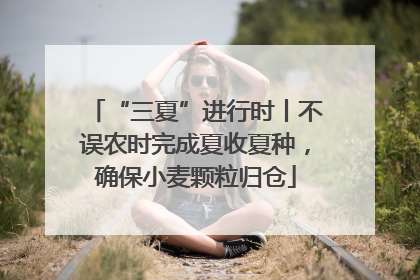 “三夏”进行时丨不误农时完成夏收夏种，确保小麦颗粒归仓