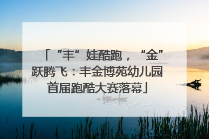 “丰”娃酷跑，“金”跃腾飞：丰金博苑幼儿园首届跑酷大赛落幕