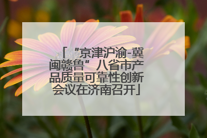 “京津沪渝-冀闽赣鲁”八省市产品质量可靠性创新会议在济南召开