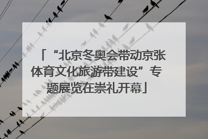 “北京冬奥会带动京张体育文化旅游带建设”专题展览在崇礼开幕