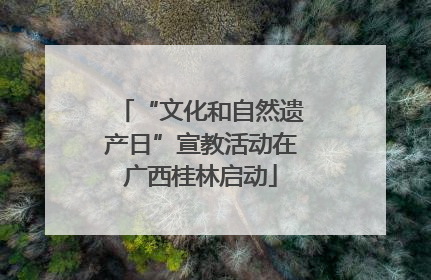 “文化和自然遗产日”宣教活动在广西桂林启动