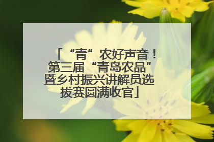 “青”农好声音！第三届“青岛农品”暨乡村振兴讲解员选拔赛圆满收官