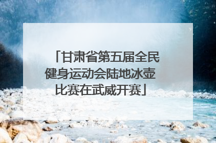 甘肃省第五届全民健身运动会陆地冰壶比赛在武威开赛