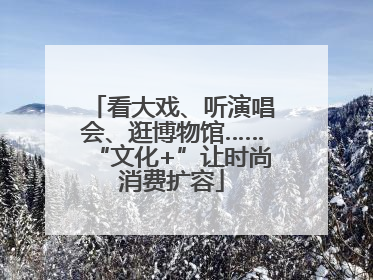 看大戏、听演唱会、逛博物馆……“文化+”让时尚消费扩容
