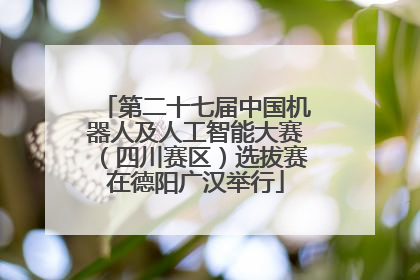 第二十七届中国机器人及人工智能大赛（四川赛区）选拔赛在德阳广汉举行