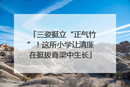 三姿挺立“正气竹”！这所小学让清廉在挺拔脊梁中生长