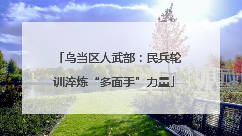 乌当区人武部：民兵轮训淬炼“多面手”力量