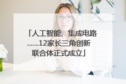 人工智能、集成电路……12家长三角创新联合体正式成立