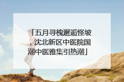 五月寻槐邂逅怪坡，沈北新区中医院国潮中医雅集引热潮