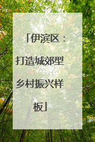 伊滨区：打造城郊型乡村振兴样板