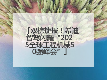 双榜捷报！希迪智驾闪耀“2025全球工程机械50强峰会”