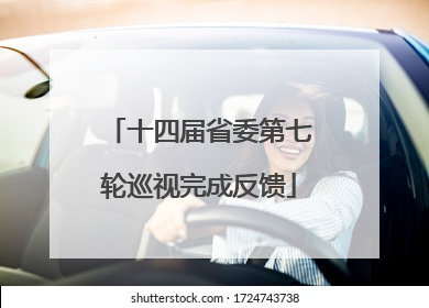 十四届省委第七轮巡视完成反馈