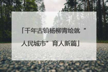 千年古镇杨柳青绘就“人民城市”育人新篇