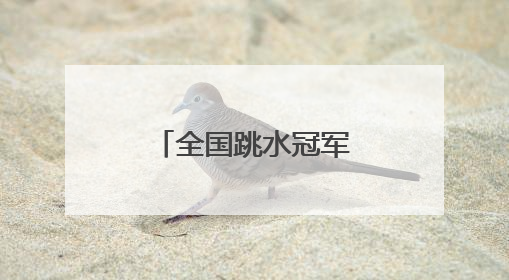 全国跳水冠军赛 湖北小将程子龙首度加冕