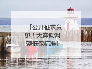 公开征求意见！大连拟调整低保标准