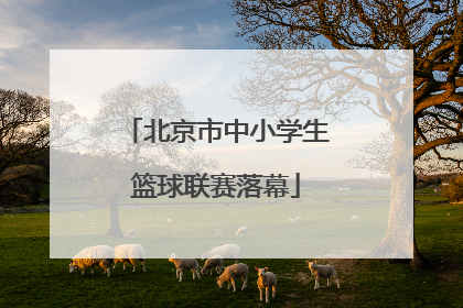 北京市中小学生篮球联赛落幕