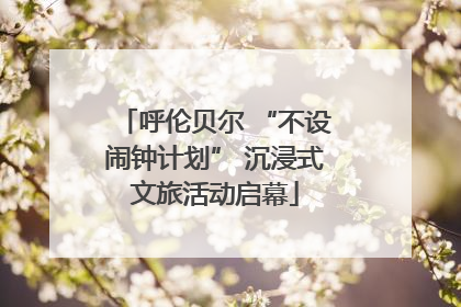 呼伦贝尔 “不设闹钟计划” 沉浸式文旅活动启幕