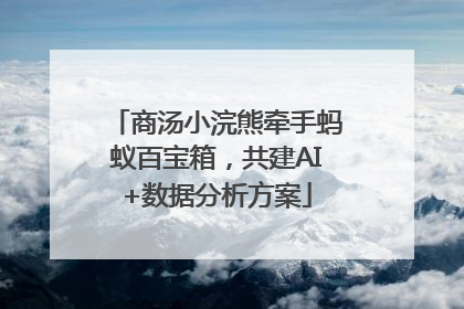 商汤小浣熊牵手蚂蚁百宝箱，共建AI+数据分析方案