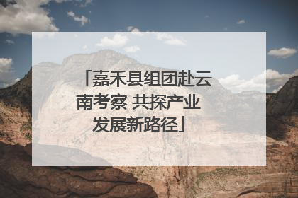嘉禾县组团赴云南考察 共探产业发展新路径