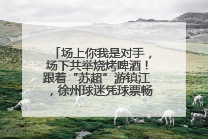 场上你我是对手，场下共举烧烤啤酒！跟着“苏超”游镇江，徐州球迷凭球票畅游名山胜景