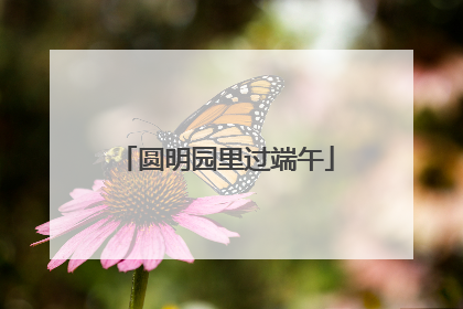 圆明园里过端午