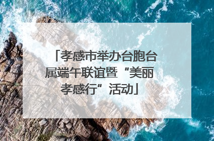 孝感市举办台胞台属端午联谊暨“美丽孝感行”活动
