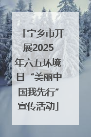 宁乡市开展2025年六五环境日“美丽中国我先行”宣传活动