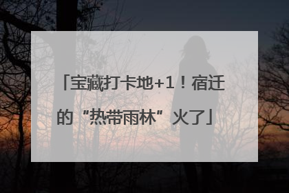 宝藏打卡地+1！宿迁的“热带雨林”火了