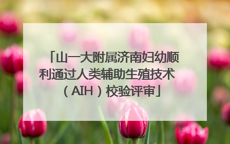 山一大附属济南妇幼顺利通过人类辅助生殖技术（AIH）校验评审