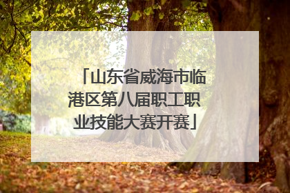 山东省威海市临港区第八届职工职业技能大赛开赛