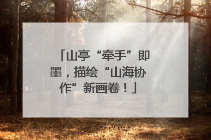 山亭“牵手”即墨，描绘“山海协作”新画卷！
