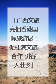 广西文旅亮相香港国际旅游展：促桂港文旅合作 引客入壮乡