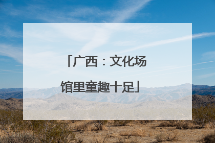广西：文化场馆里童趣十足