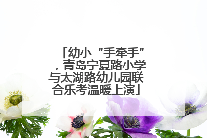 幼小“手牵手”，青岛宁夏路小学与太湖路幼儿园联合乐考温暖上演