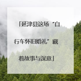 延津县这场“自行车怀旧婚礼”藏着故事与深意