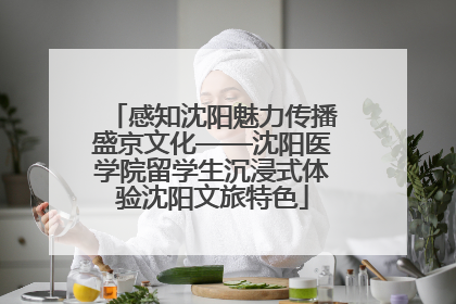 感知沈阳魅力传播盛京文化——沈阳医学院留学生沉浸式体验沈阳文旅特色