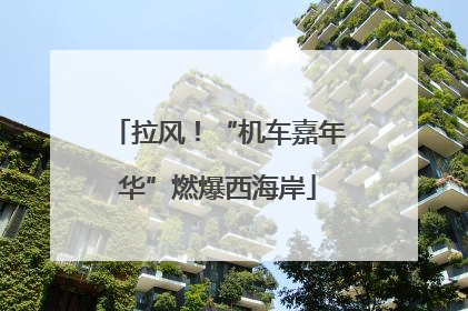拉风！“机车嘉年华”燃爆西海岸