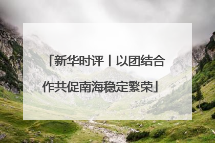 新华时评丨以团结合作共促南海稳定繁荣