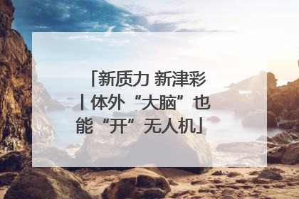 新质力 新津彩丨体外“大脑”也能“开”无人机
