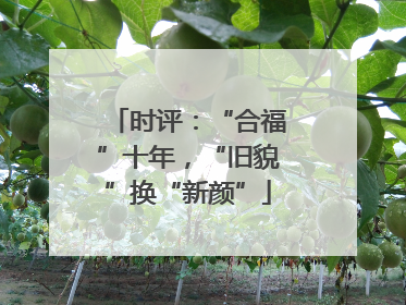 时评：“合福”十年，“旧貌”换“新颜”