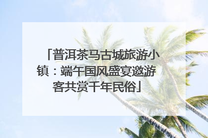 普洱茶马古城旅游小镇：端午国风盛宴邀游客共赏千年民俗
