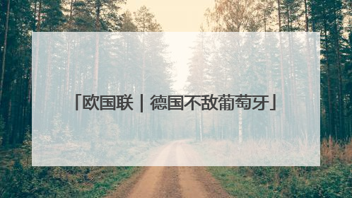 欧国联｜德国不敌葡萄牙