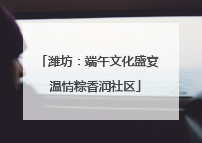 潍坊：端午文化盛宴 温情粽香润社区