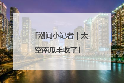 潮闻小记者｜太空南瓜丰收了
