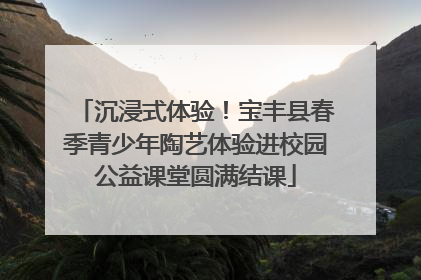 沉浸式体验！宝丰县春季青少年陶艺体验进校园公益课堂圆满结课
