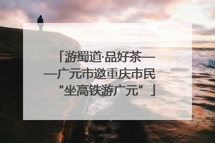 游蜀道·品好茶——广元市邀重庆市民“坐高铁游广元”