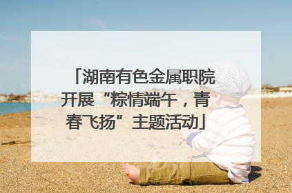 湖南有色金属职院开展“粽情端午，青春飞扬”主题活动