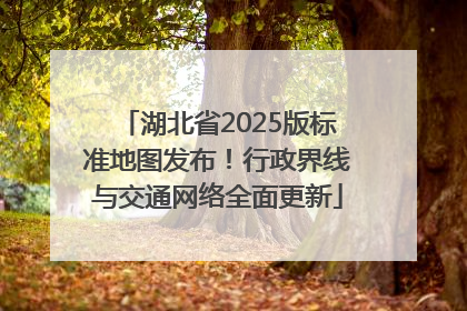 湖北省2025版标准地图发布！行政界线与交通网络全面更新